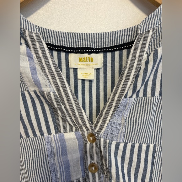 Anthropologie Maeve The Zoe Swing Blouse , sz : XS - Picture 6 of 11